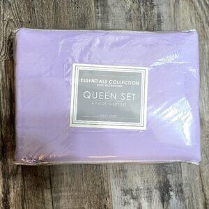 (SOLD) NWT Macy's Queen Sheet Set Lilac Lavender Microfiber Orig$79+Tax